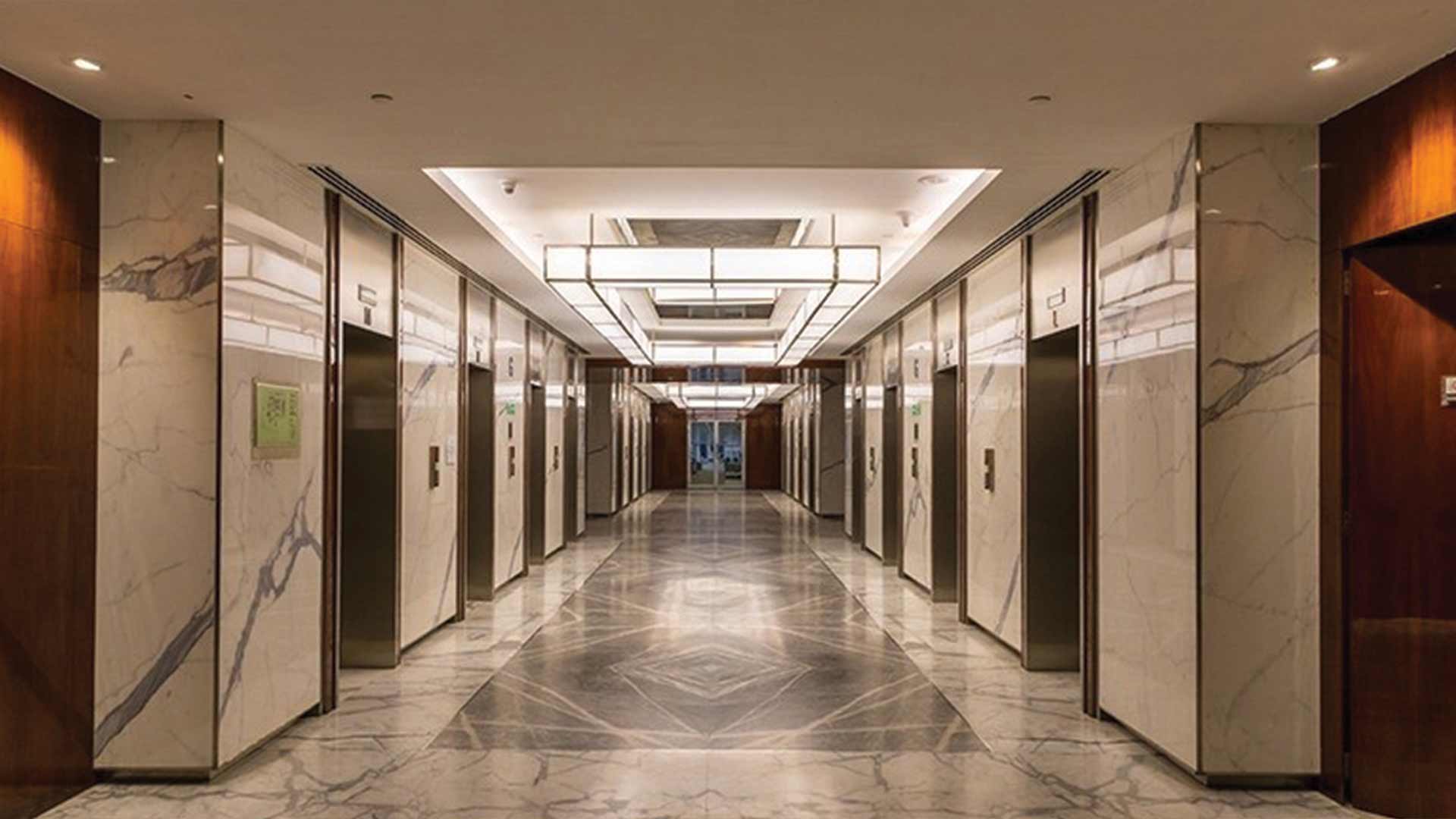 Adani Inspire bkc lift lobby