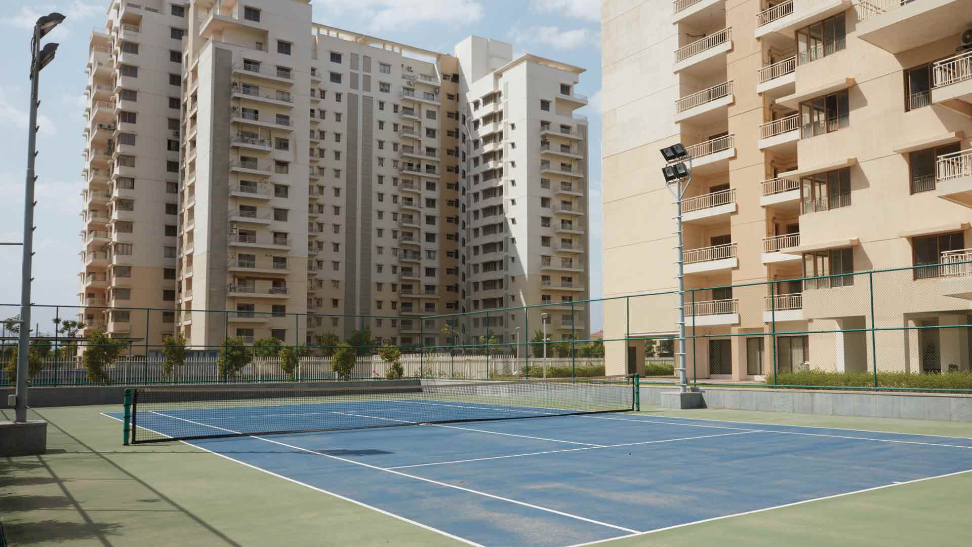 Adani La Marina tennis court