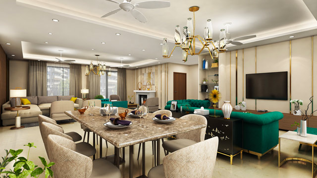 Adani Platinum dining room