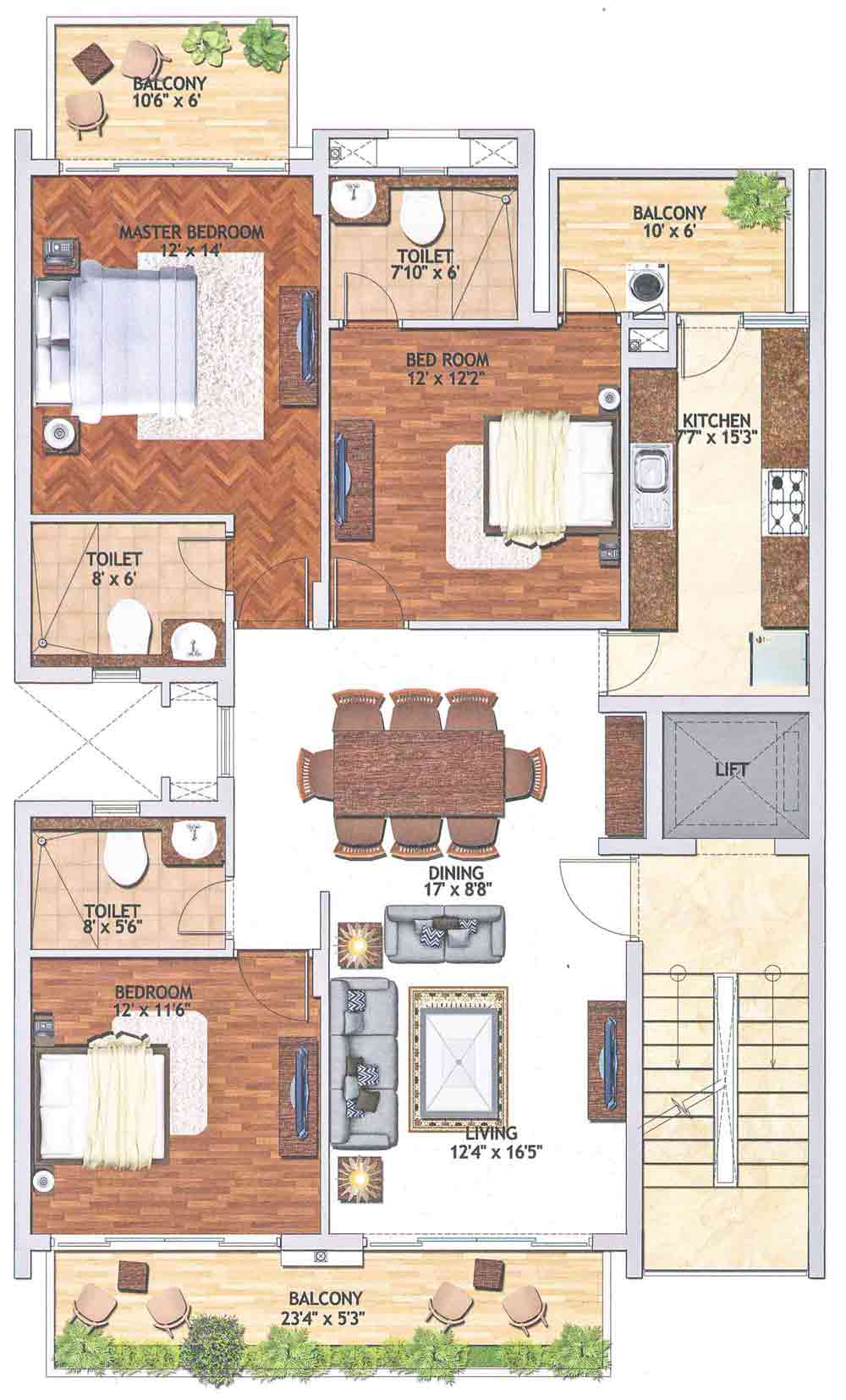 Samsara Typical Unit Plans type A1