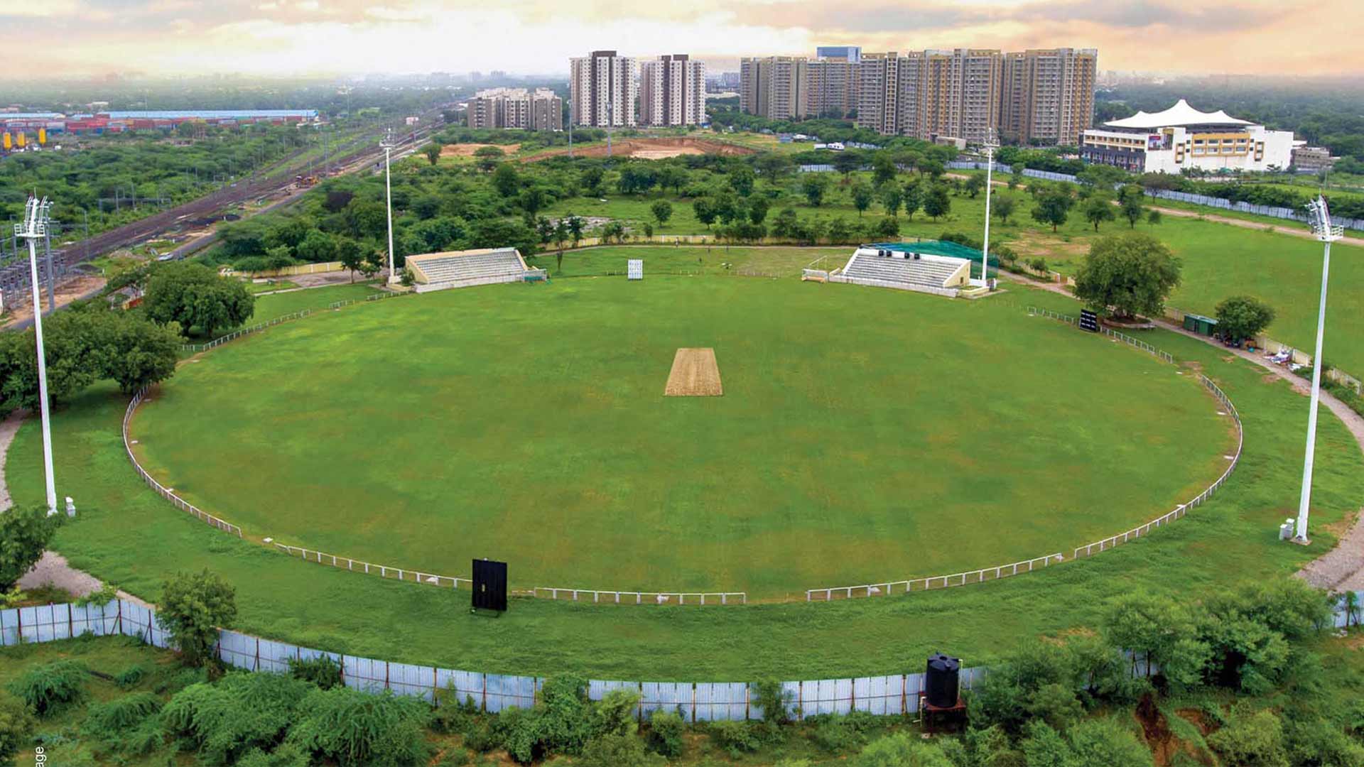 Shantigram ahmedabad Cricket ground